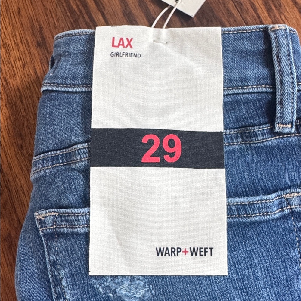 Warp + Weft LAX Girlfriend Jean. NWT - Picture 2 of 8